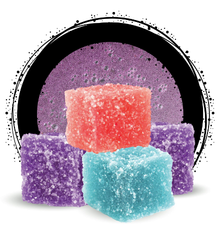 Photograph of product: Ozone Berry Assorted Gummies 100mg 20pk