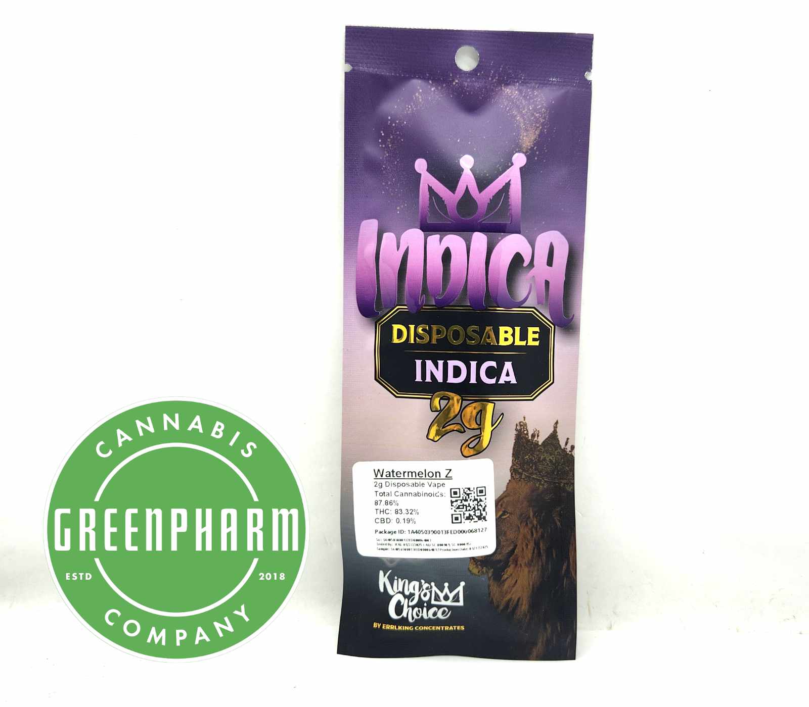 Photograph of Product: Disposable Vape | Kings Choice | Watermelon Z