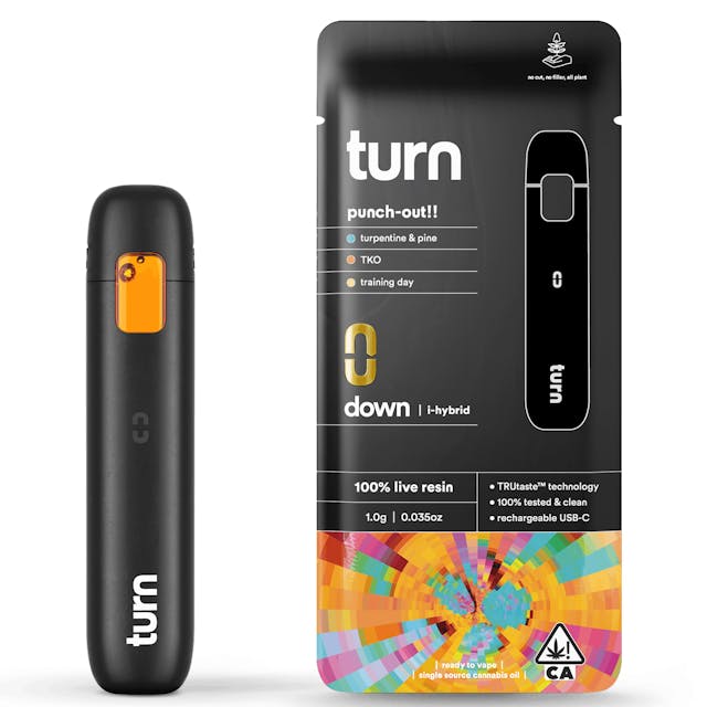 Photograph of product: Live Resin Punch Out (I/H) - AIO 1g - Punch Out (I/H)