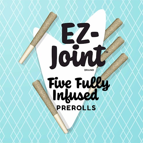 Photograph of product: EZ Joint | Washington Apple | Infused Pre-rolls | DOH | 5 x .5g