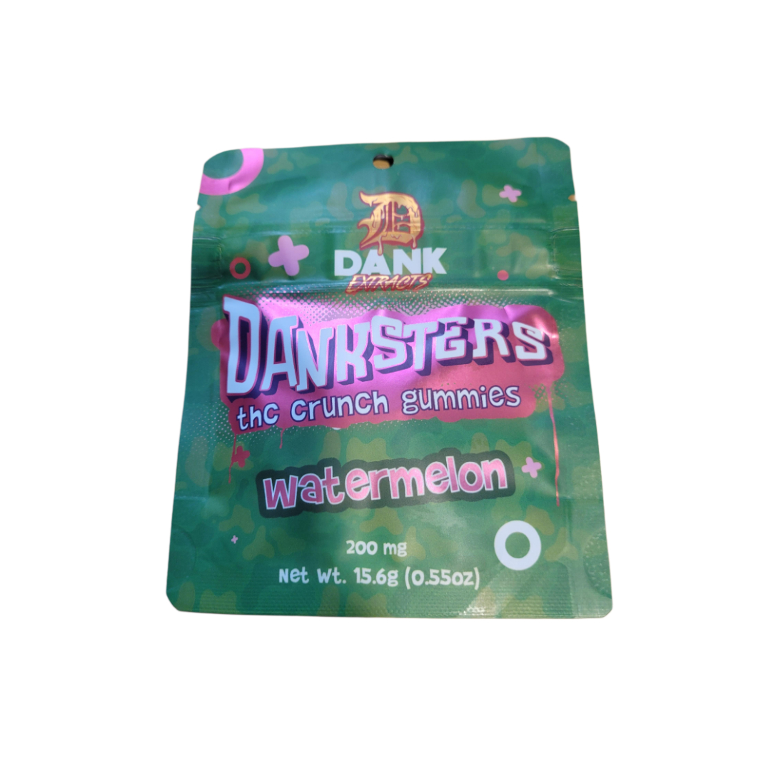 Photograph of product: Danksters Nerds 200mg Watermelon