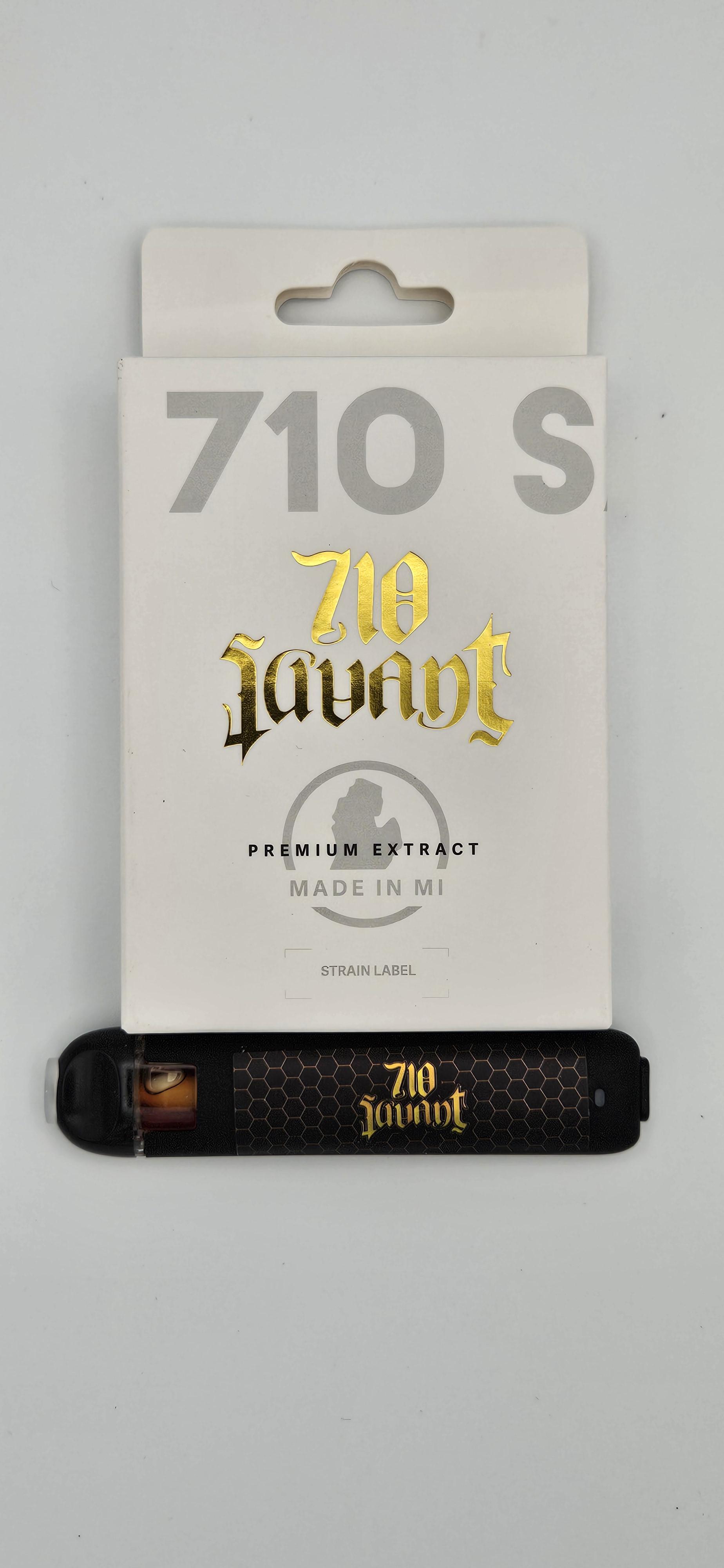 Photograph of product: 710 SAVANT - ZOAP - LIVE ROSIN AIO DISPOSABLE