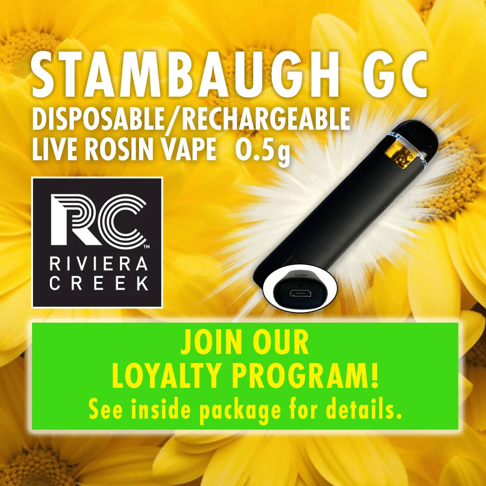 Photograph of product: Riviera Creek - Live Rosin - Disposable - Garlic Cookies (I) - 0.5g