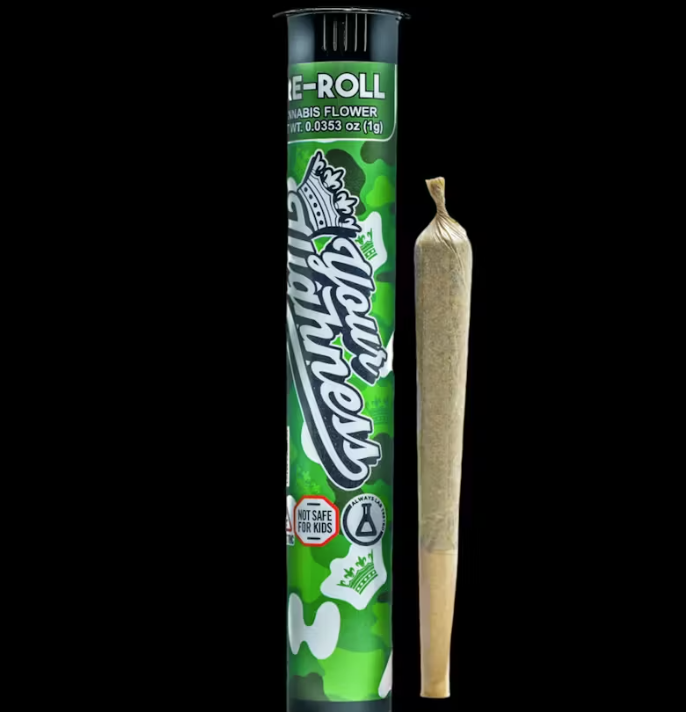 Photograph of product: Your Highness Oso (H) Preroll 1g