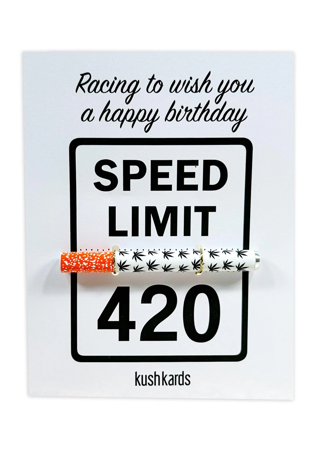 Photograph of product: KushKards | 420 Birthday | Insert Pre-Roll