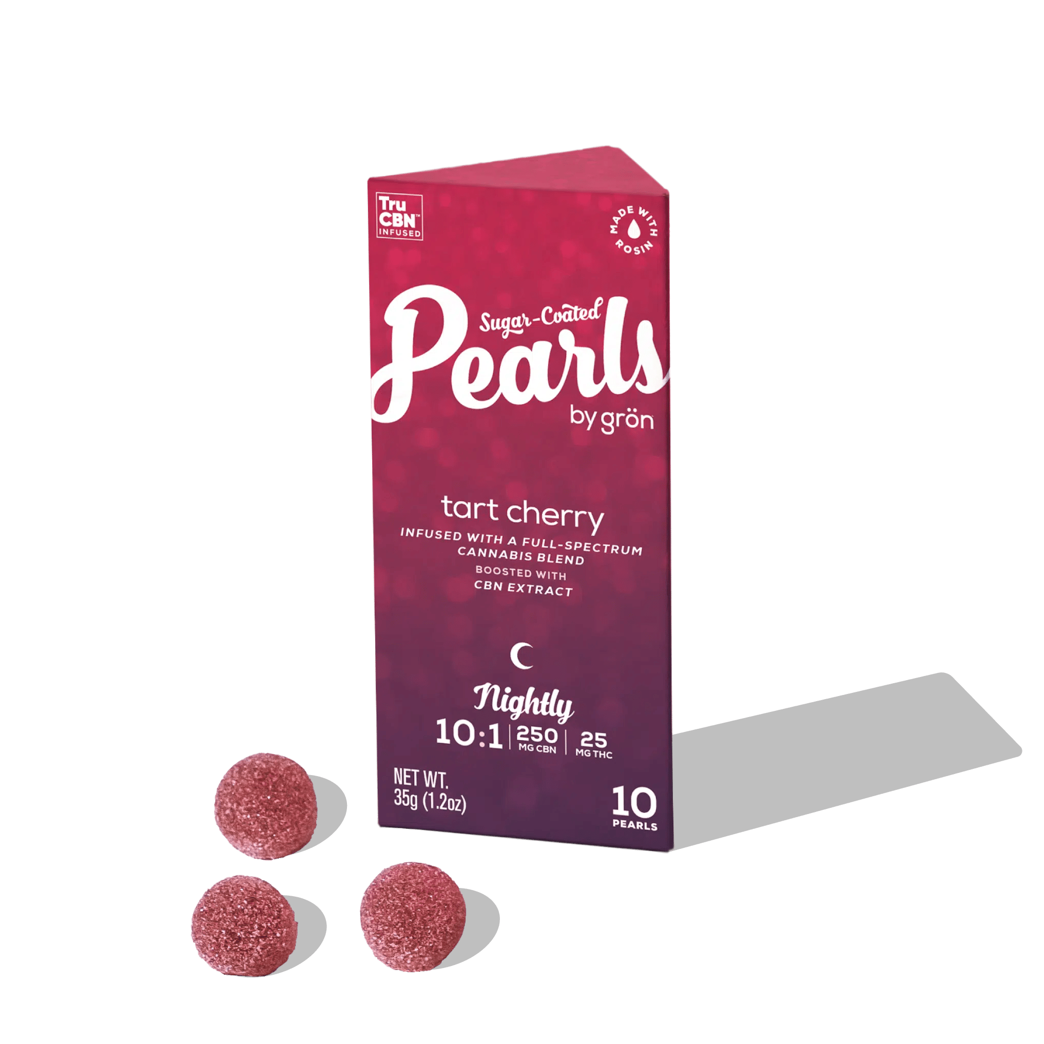 Photograph of product: Gron | Tart Cherry - 10:1 250mg CBN: 25mg TH-oui Pearls | 10pk