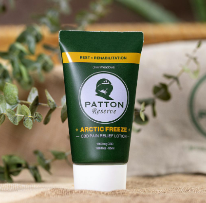 Photograph of product: CBD Arctic Freeze Lotion | 1800mg - Patton Reserve