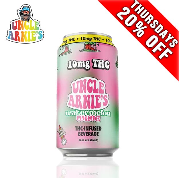 Photograph of product: Uncle Arnies - Watermelon Wave - 10mg - 