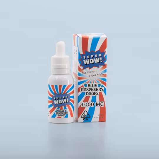 Photograph of product: Proof - SuperWow Tincture - Blue Raspberry Drops