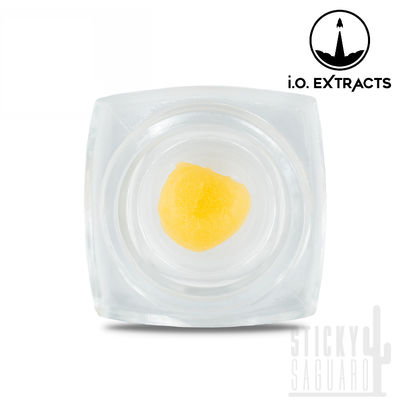 Photograph of product: IO Extracts Live au chocolat Rosin Jenny Kush (S/H) 1g