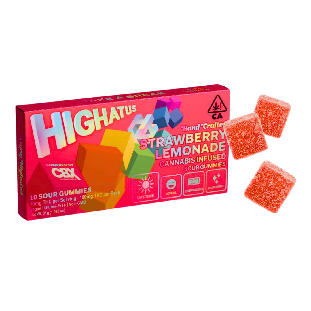 Photograph of product: SOUR STRAWBERRY LEMONADE GUMMIES