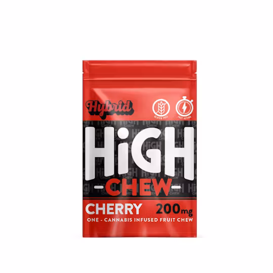 Photograph of product: High Chew - Gummies - Cherry - 200MG