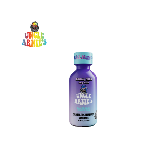 Photograph of product: 20:1 BLUEBERRY NIGHT CAP 100MG 2OZ SHOT