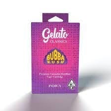 Photograph of product: Gelato - Bubba Kush Classic Cartridge - 1Gram