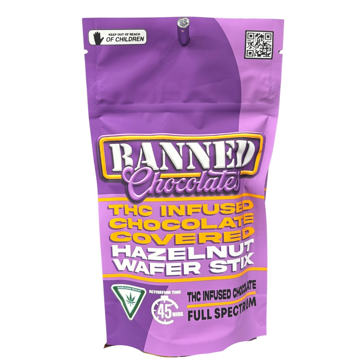 Photograph of product: Banned - Hazelnut Wafer Stix 3pk 200mg