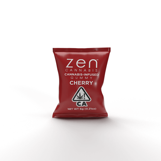 Photograph of product: Cherry 1:1 TH-oui:CBD Gummies - 