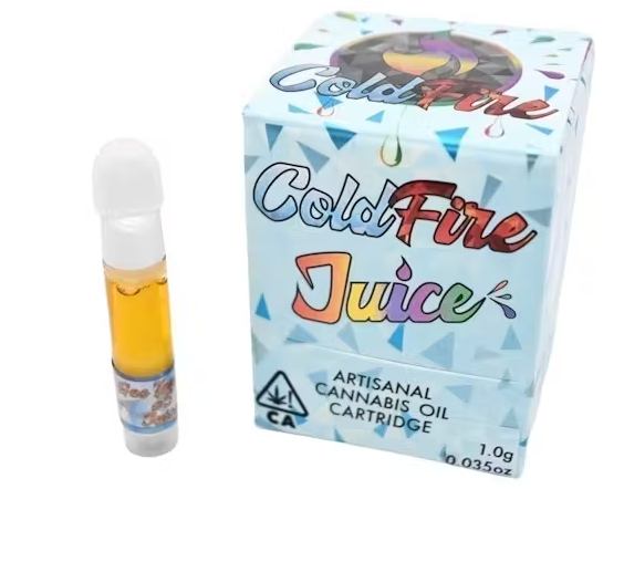Photograph of product: ColdFire l Zeclaire Juice Vape Cart - Cured Resin Dubz Garden Collab l 1g