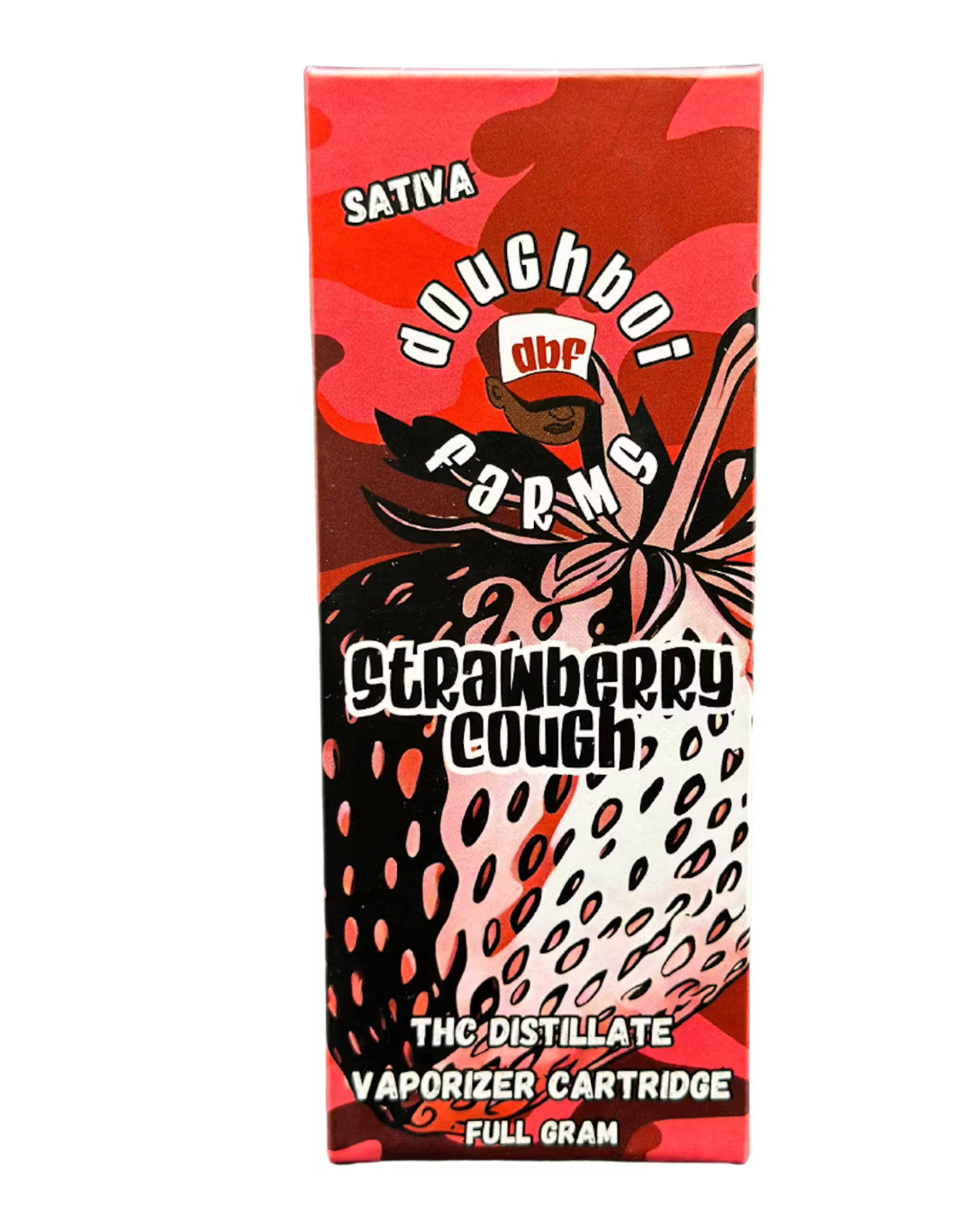 Photograph of Product: Strawberry Cough | Distillate Vape Cart