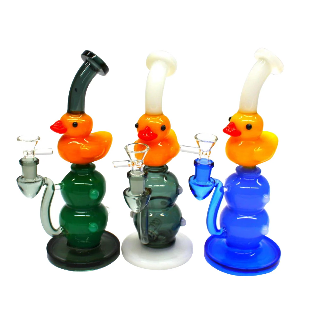Photograph of product: 9.5" Yellow Duck colored Water Pipe