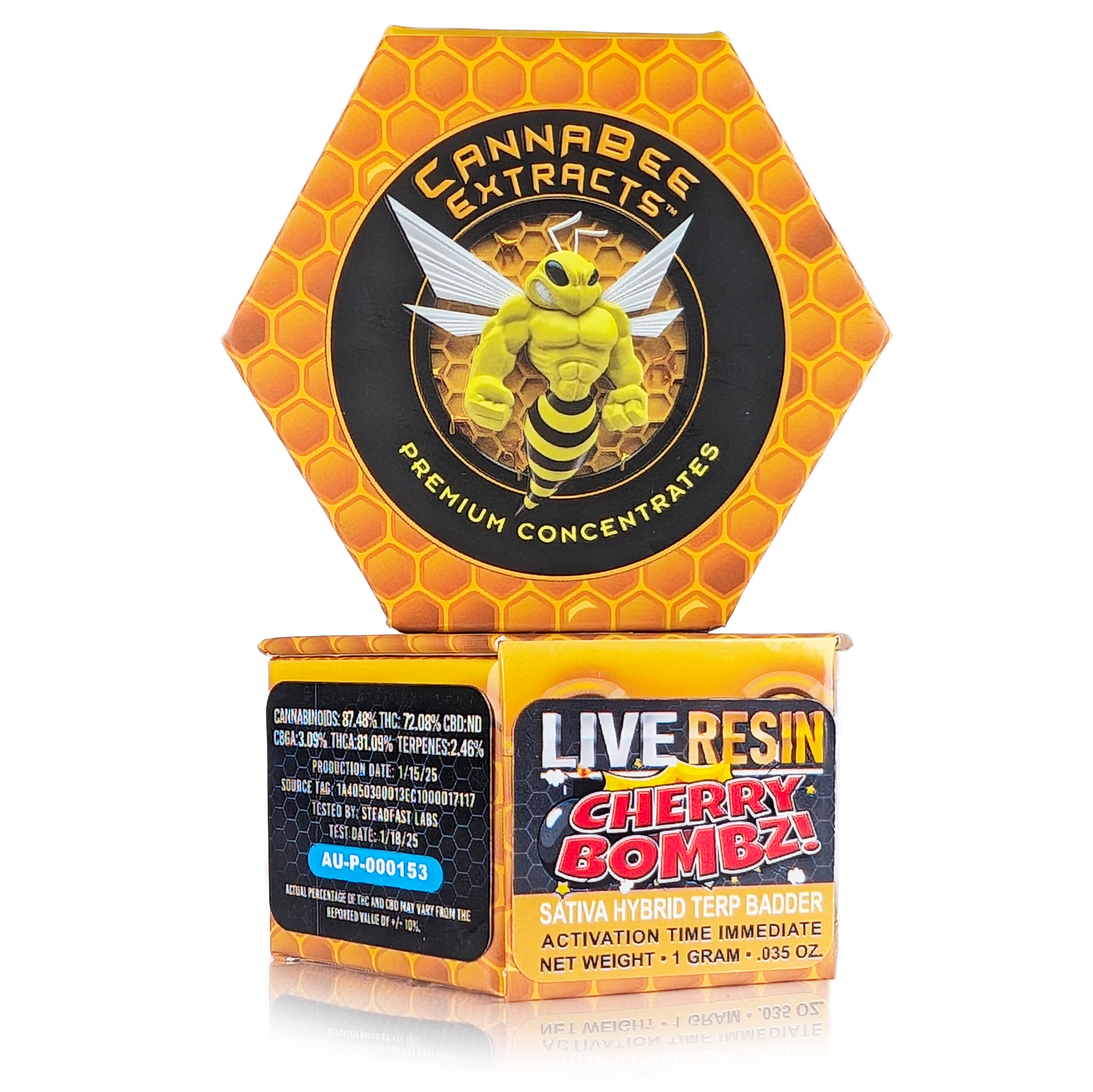 Photograph of product: CHERRY BOMBZ - LIVE RESIN