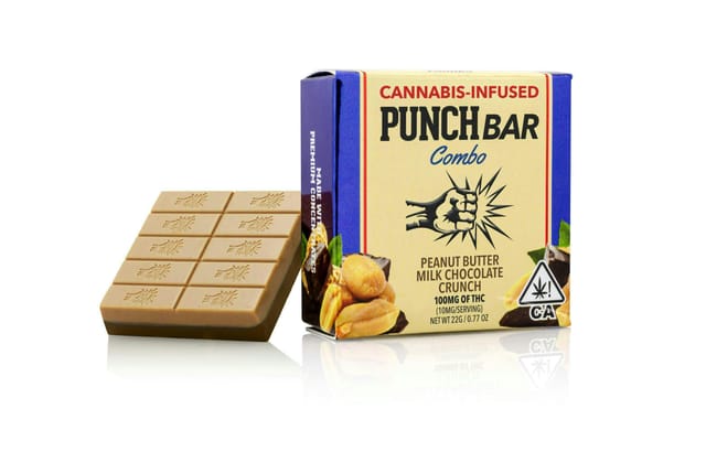 Photograph of product: Peanut Butter Milk Chocolate Bar | 100MG