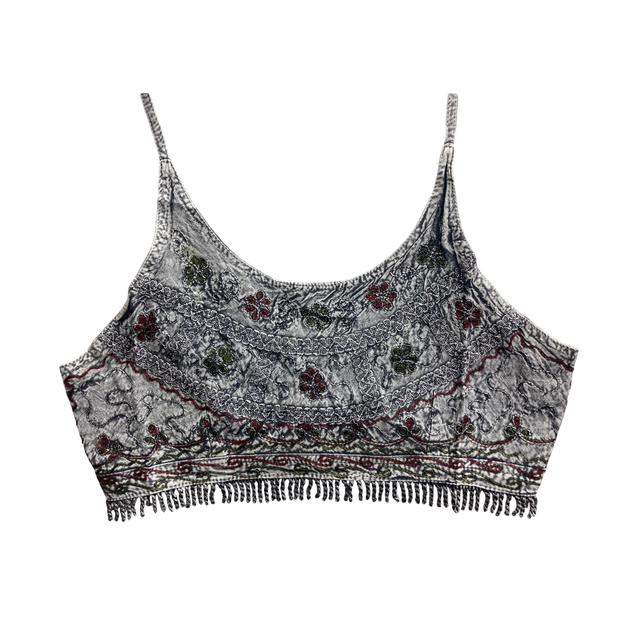 Photograph of product: Acid Wash Tie Top