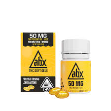 Photograph of product: ABX Soft Gel Capsules 50MG 10ct