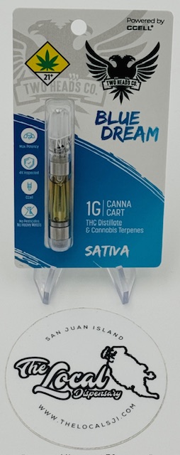 Photograph of product: TWO HEADS: Blue Dream Native Cartridge