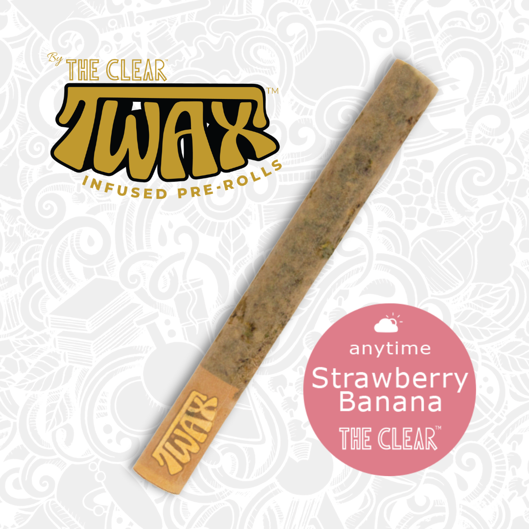 Photograph of product: Strawberry Banana (H) - Infused Pre-roll - Twax