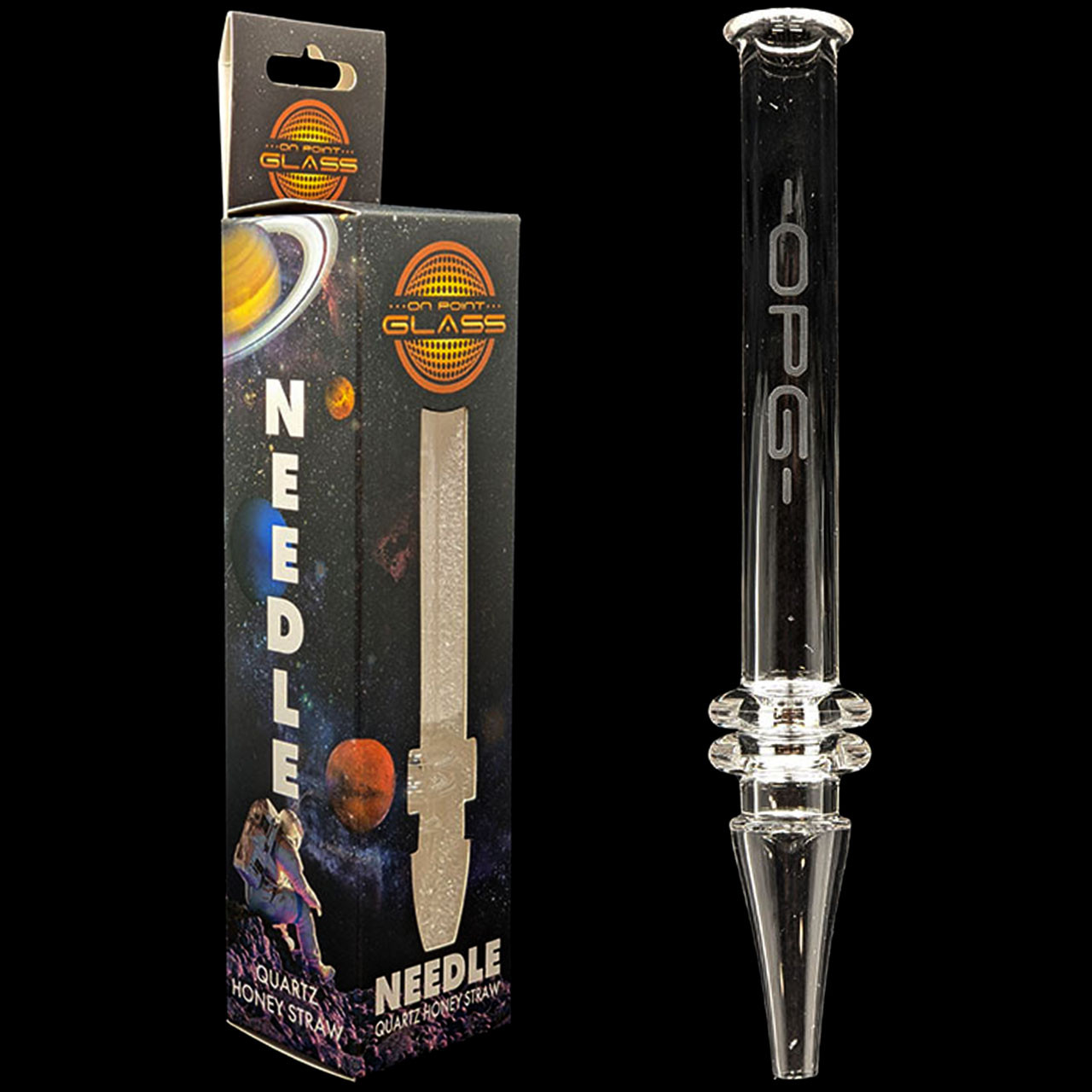 Photograph of product: Nectar Straw | On Point Glass | NEEDLE I | Full Quartz