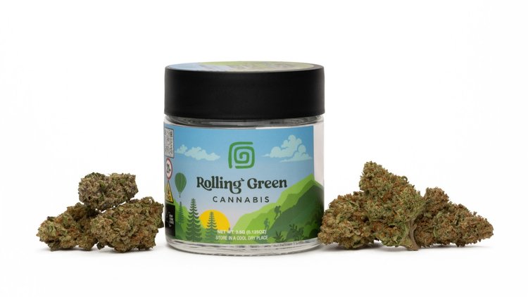 Photograph of product: Rolling Green | Purple Dream | Flower - 3.5g