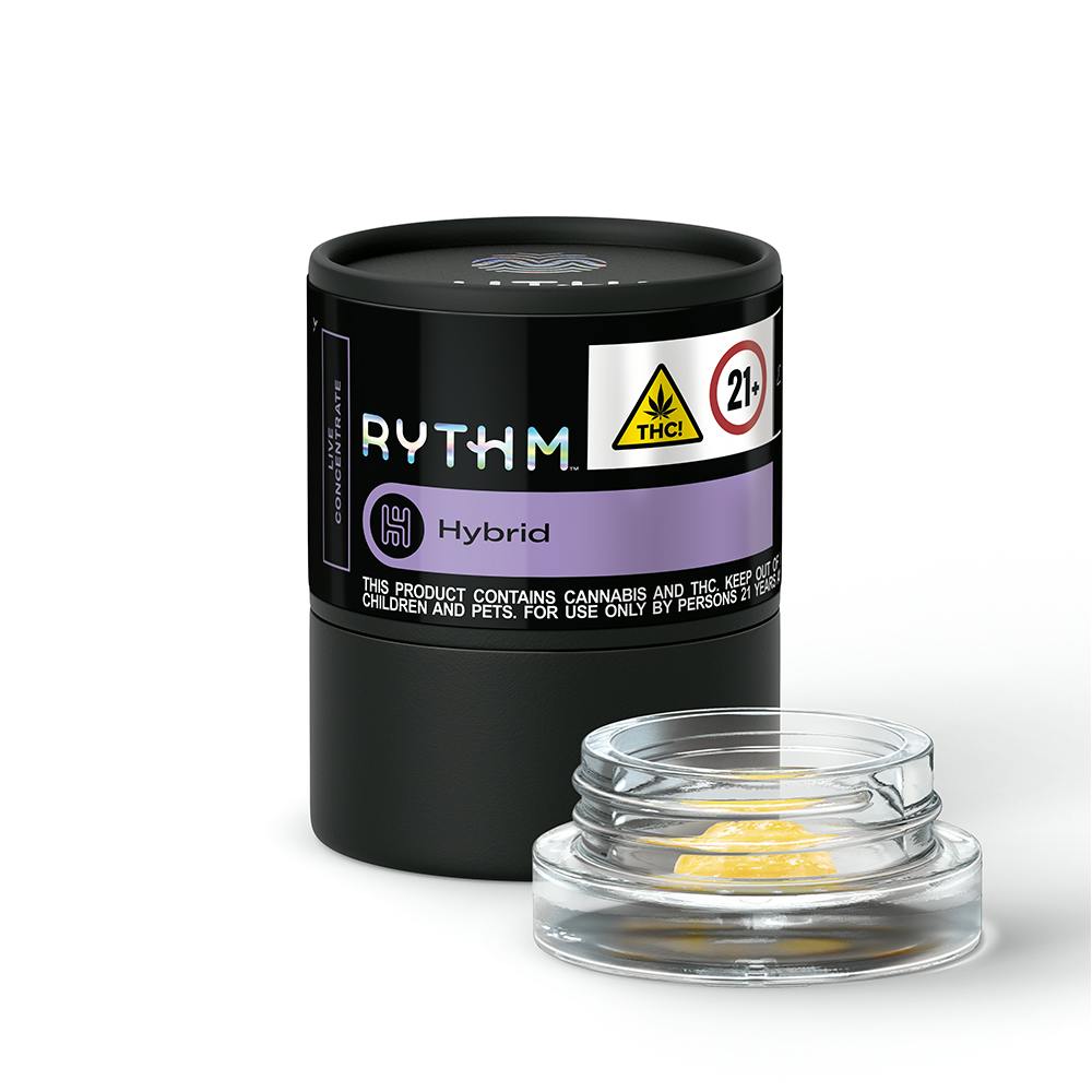 Photograph of product: Rythm 1g Live Resin - Blue Zashimi