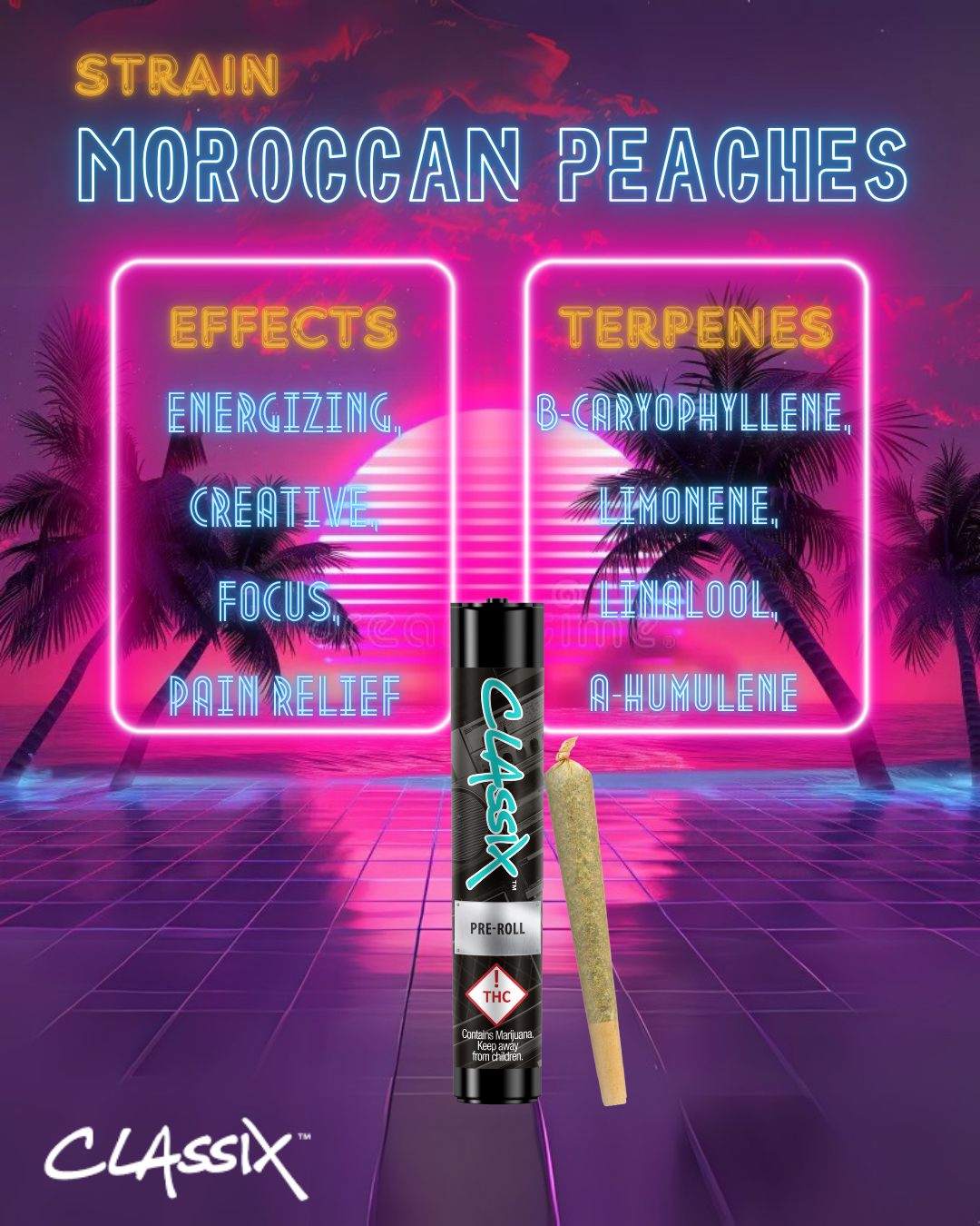 Photograph of product: CLX Prerolls /1pk - Moroccan PCHS