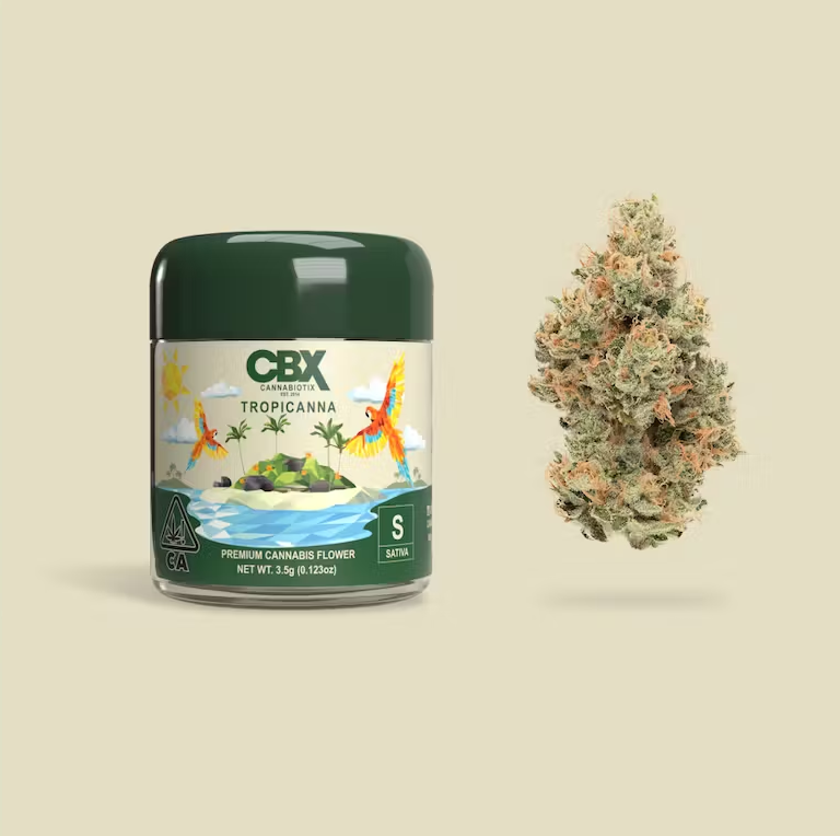 Photograph of product: CBX - Flower - Tropicanna - 3.5G