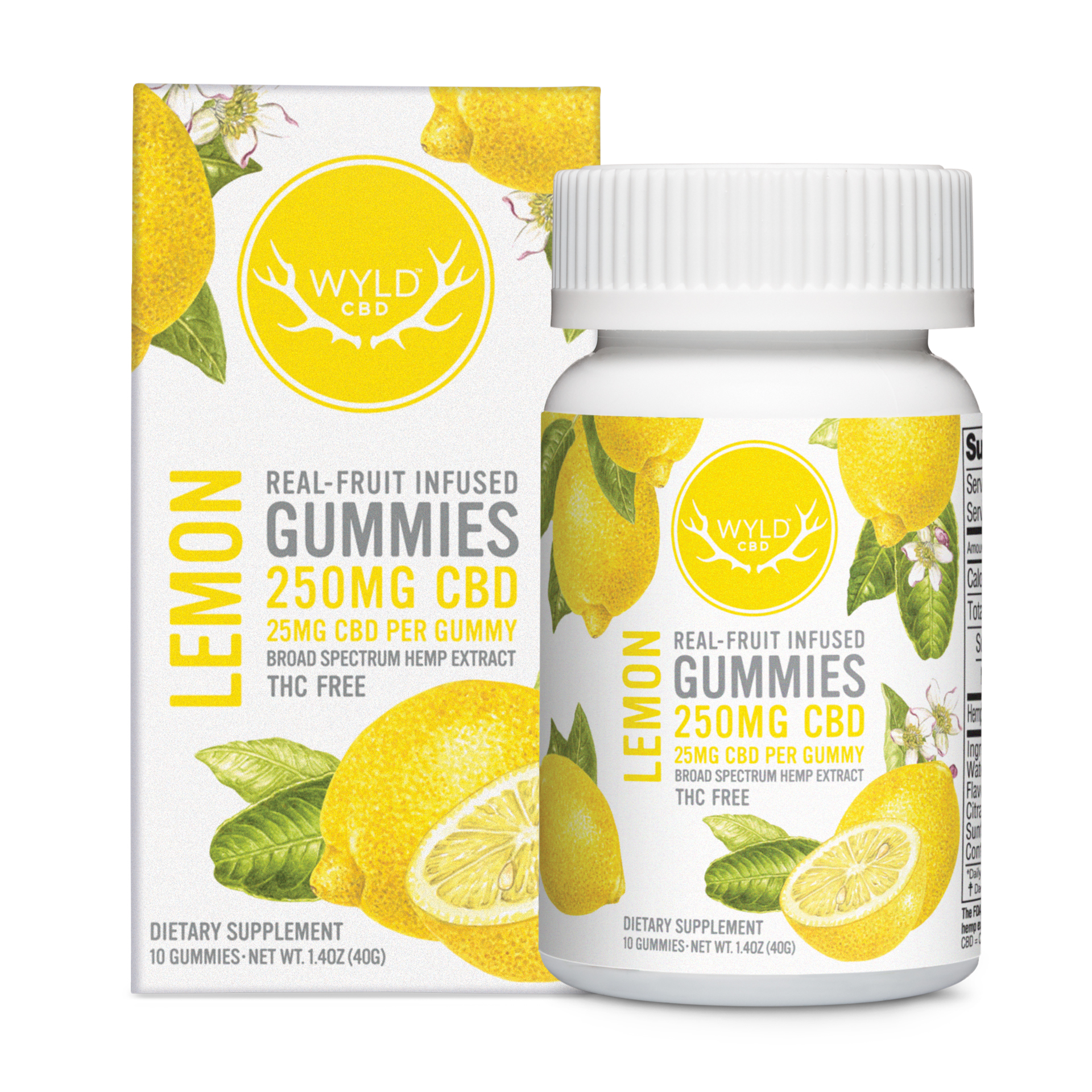 Photograph of product: CBD Gummies - Lemon 10pk