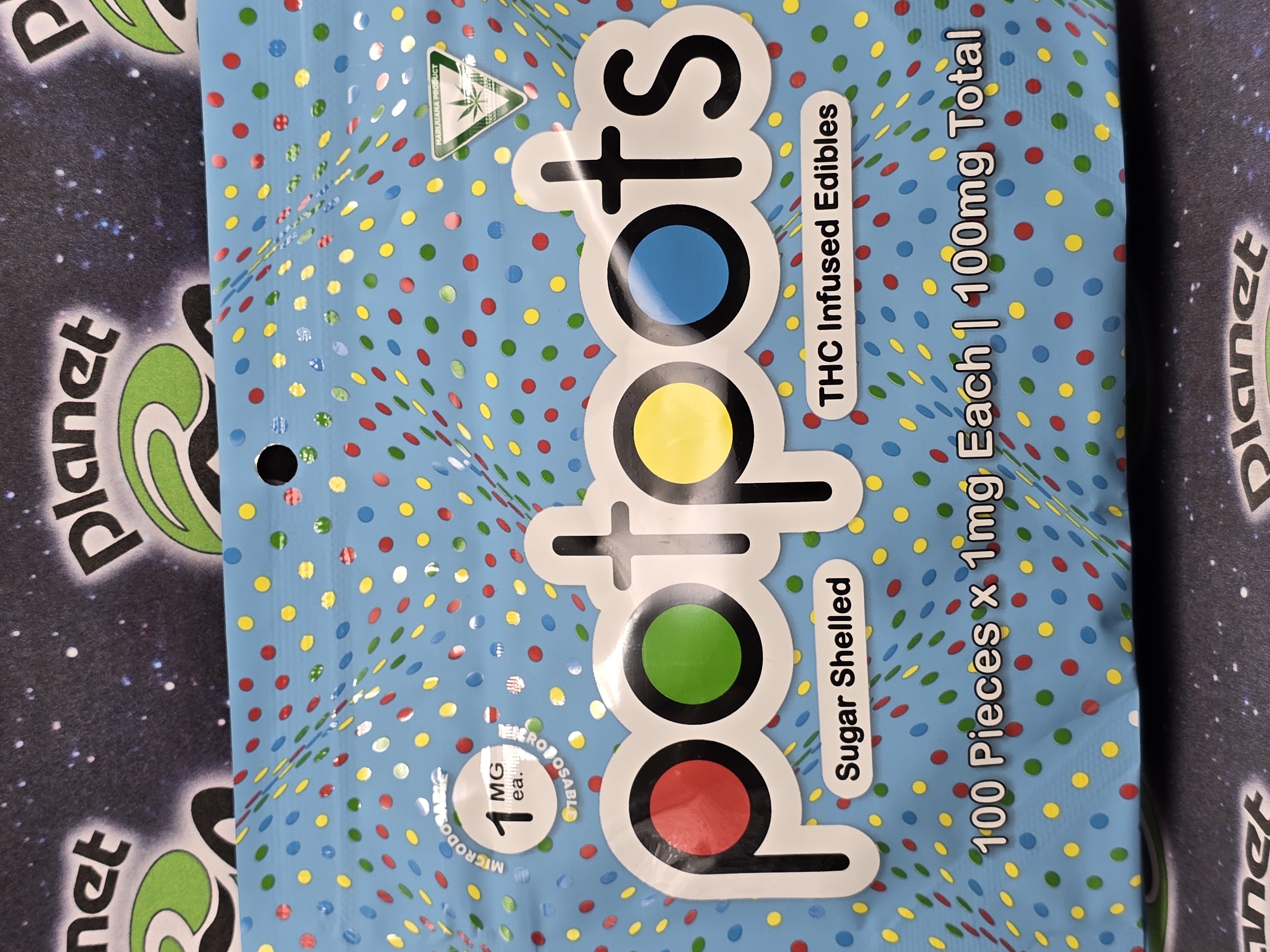 Photograph of product: Potdots | Milk Chocolate | 100mg