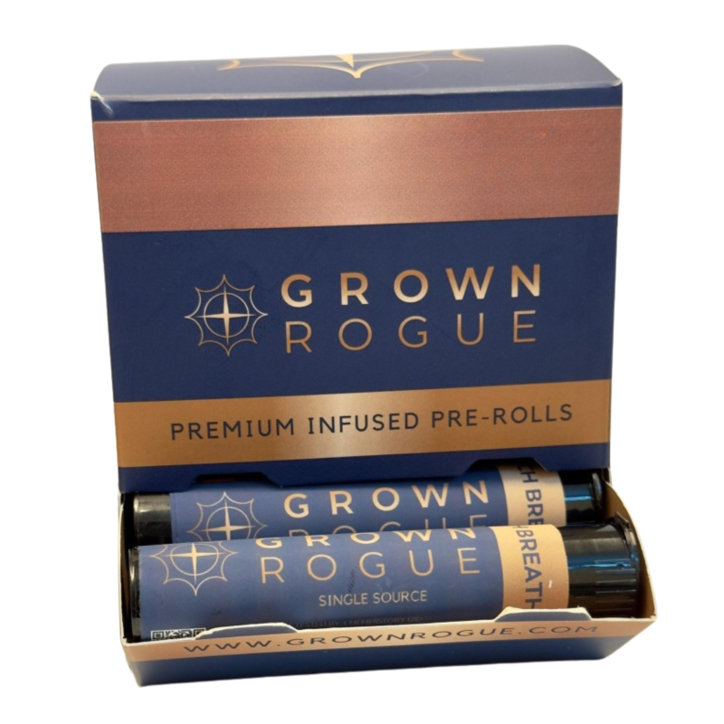 Photograph of product: CG - Blueberry Muffin Infused Preroll 2pk - Grown Rogue