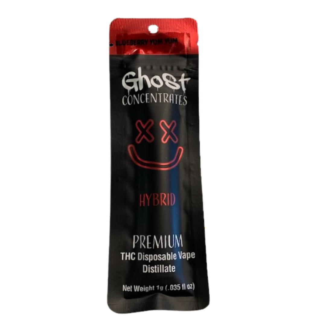 Photograph of product: GHOST - BLUEBERRY YUM YUM - DISPOSABLE VAPE - 1 g
