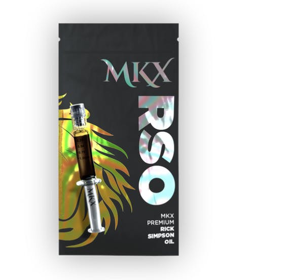 Photograph of product: MKX - RSO 1G Syringe