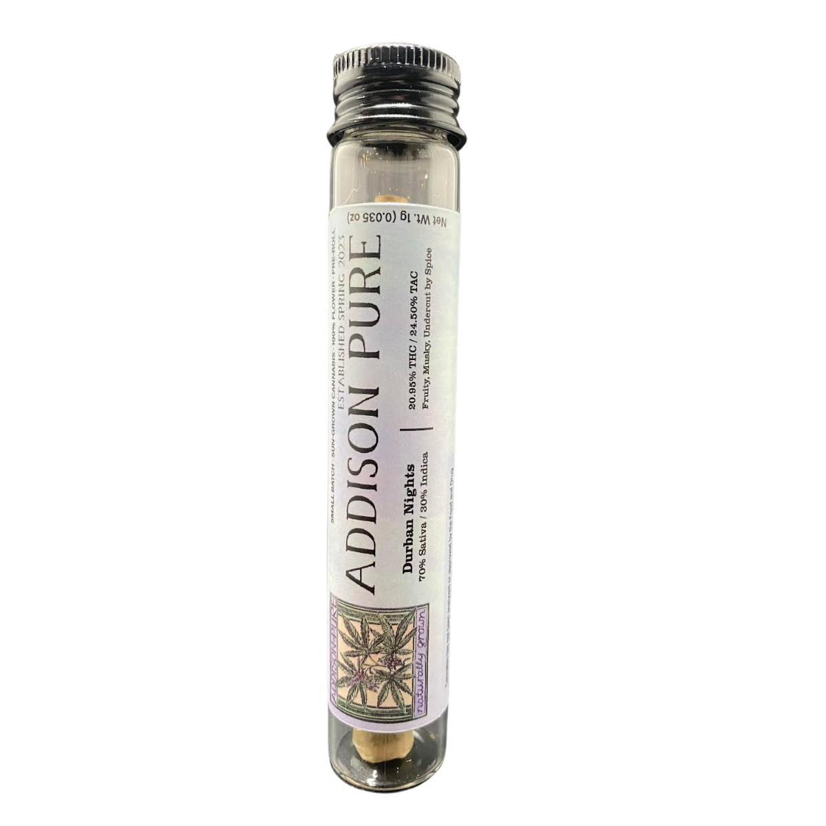 Photograph of Product: Addison Pure - Pre-Roll - Durban Nights