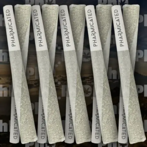 Photograph of product: 10 Pack - 1g Pre Roll - Garlic Cookies (I)