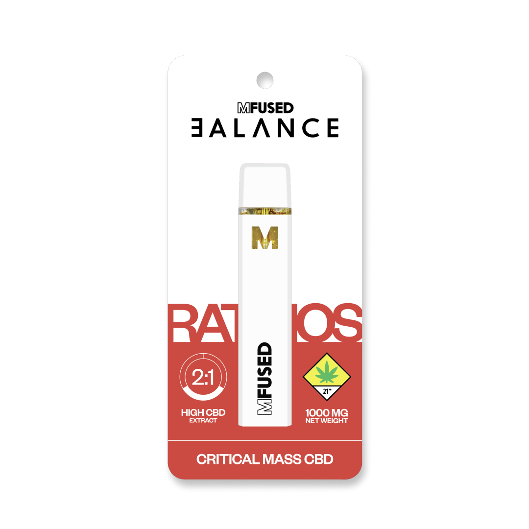 Photograph of Product: Critical Mass | 2:1 CBD:THC Disposable Vape