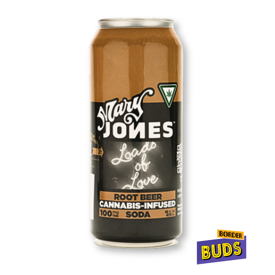 Photograph of product: Root Beer | Mary Jones | 100mg | Soda Drink