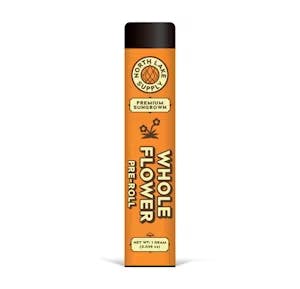 Photograph of product: North Lake - 1g Whole Flower Preroll 2pk - Mickey Mooner