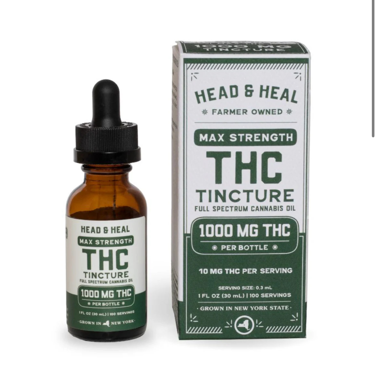 Photograph of product: MAX Strength - 1000 MG TH-oui Tincture - Head & Heal