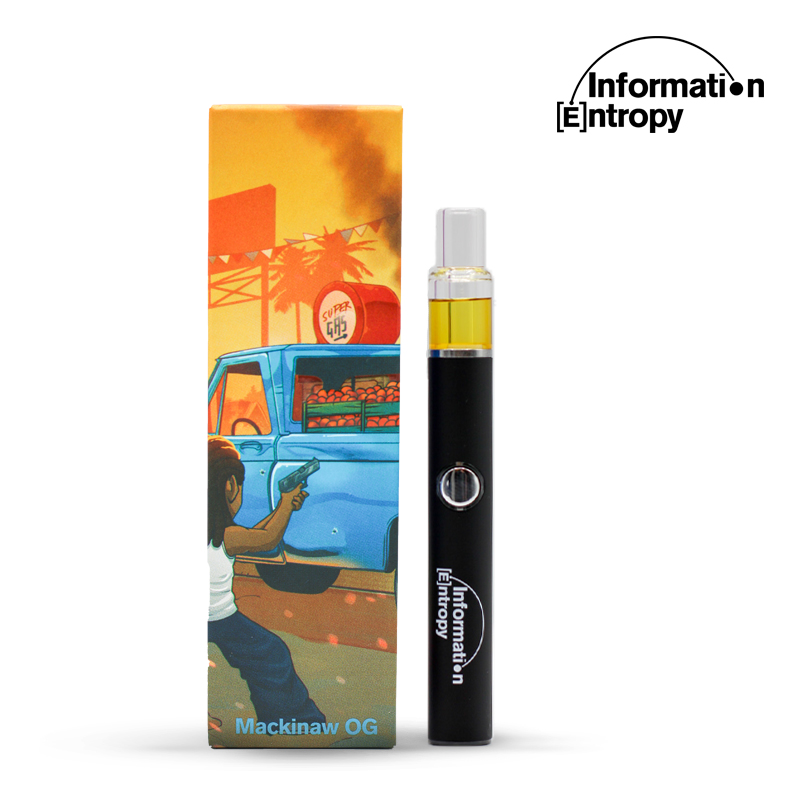 Photograph of product: Information Entropy Mackinaw OG Rosin Disposable