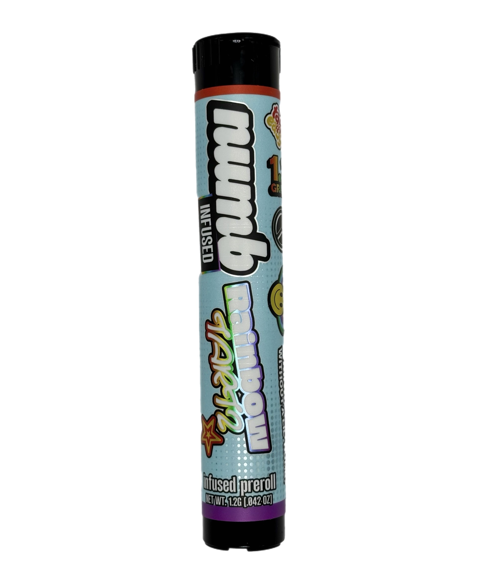 Photograph of product: NUMB | RAINBOW TARTZ | INFUSED | PRE ROLL