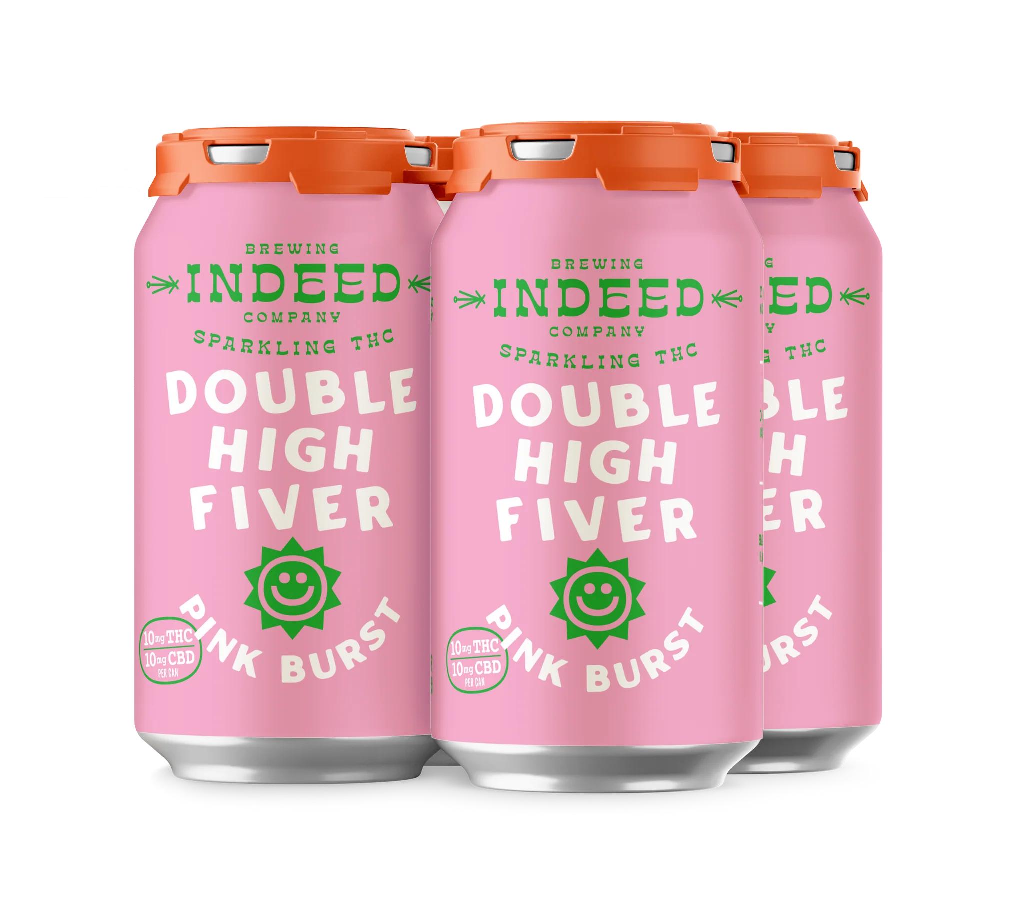 Photograph of product: Double High Fiver | Pink Burst | 10mg | 4pk