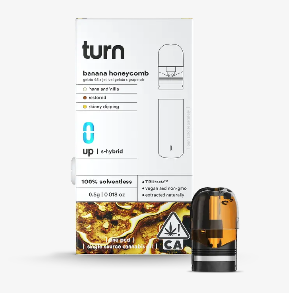 Photograph of product: Banana Honeycomb Solventless Pod [S/H]