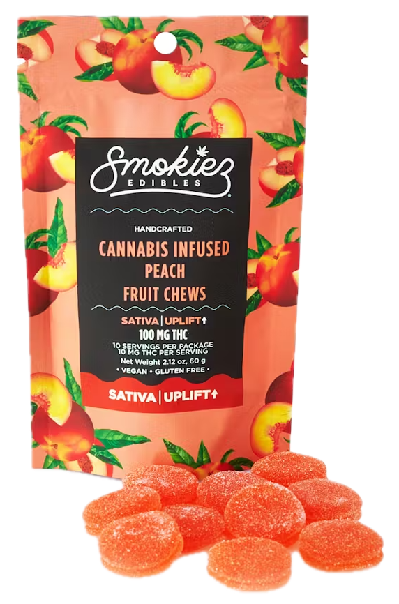 Photograph of product: Peach Oui'd Fruit Chews, 10-Pack